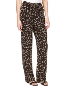 Michael Kors Women's Giraffe Tie Pull-On Pants