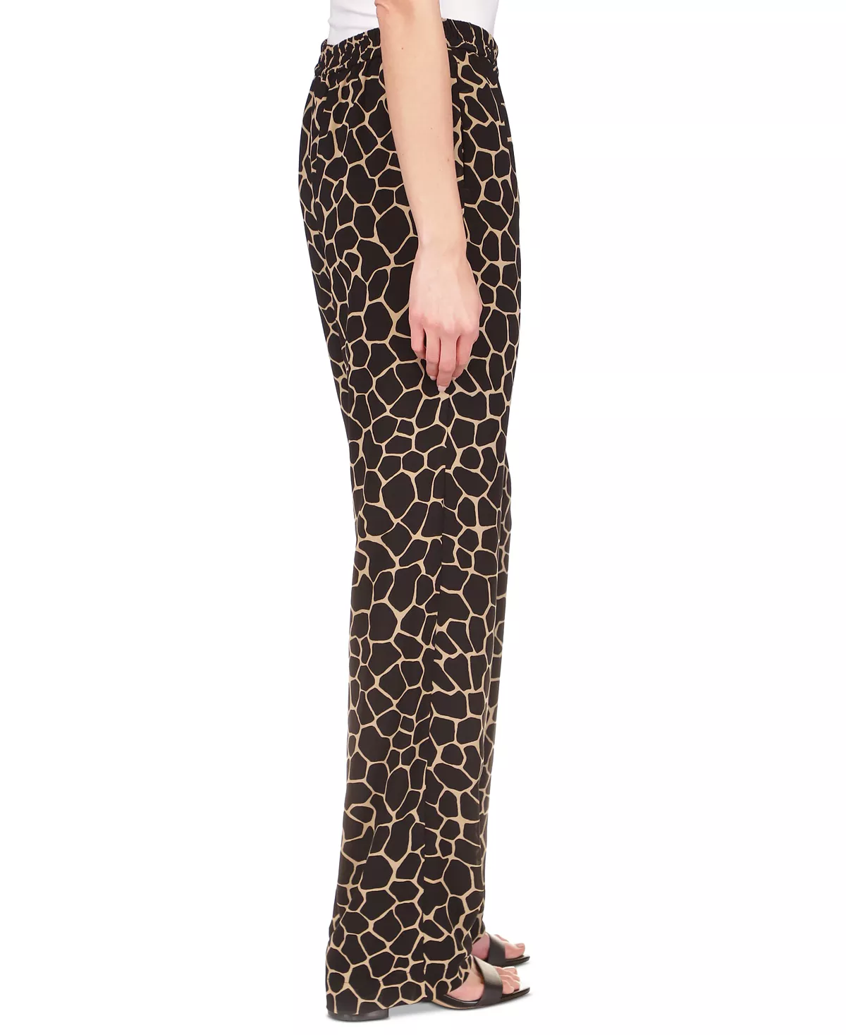 Michael Kors Women's Giraffe Tie Pull-On Pants 4 Michael Kors Women's Giraffe Tie Pull-On Pants - Image 4