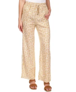 Michael Kors Women's Giraffe High-Slit Pants
