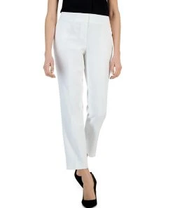 Kasper Slim Straight Leg Pants