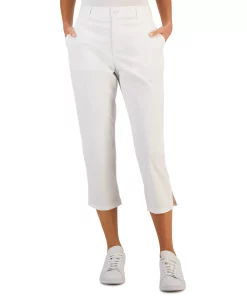 Style & Co Women's Mid Rise Comfort Waist Capri Pants, Created For Macy's -CeCe cloth-shop 23568228 fpx