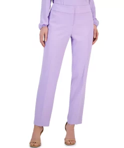 Kasper Women's Slim Straight-Leg Modern Trousers -CeCe cloth-shop 23568445 fpx