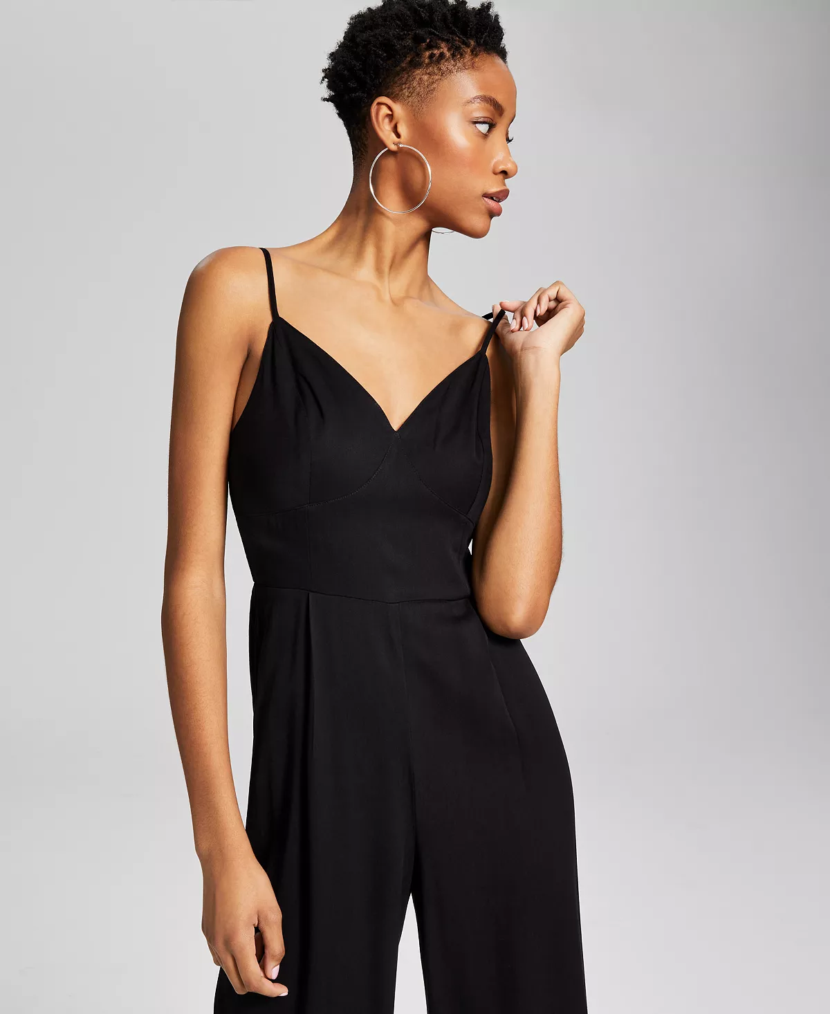 And Now This Women's Sleeveless Pull-On Wide-Leg Jumpsuit 4 And Now This Women's Sleeveless Pull-On Wide-Leg Jumpsuit - Image 4