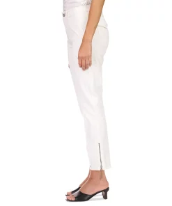 Sanctuary Women's Solid Peace Maker Frayed-Cuff Ankle Pants -CeCe cloth-shop 23596309 fpx