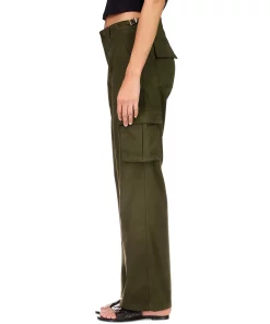 Sanctuary Women's Solid Reissue Straight-Leg Cargo Pants -CeCe cloth-shop 23597452 fpx