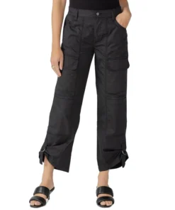 Sanctuary Women's Cali Solid Roll-Tab-Cuffs Cargo Pants