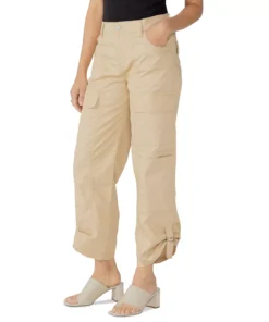 Sanctuary Women's Cali Solid Roll-Tab-Cuffs Cargo Pants -CeCe cloth-shop 23601522 fpx