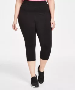 ID Ideology Plus Size Capri Leggings, Created For Macy's -CeCe cloth-shop 23610745 fpx