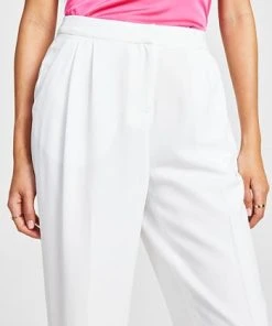 Bar III Women's Textured Straight-Leg Pants, Created For Macy's -CeCe cloth-shop 23612373 fpx