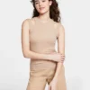Bar III Women's Cutout Ribbed Tank Top, Created For Macy's