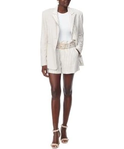 Sam Edelman Women's Notch-Collar Tapered Long-Sleeve Blazer