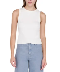 Black Tape Women's Waffle-Knit Sleeveless Tank Top