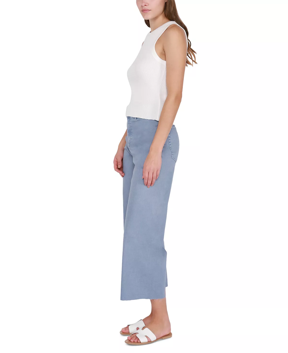 Black Tape Women's Waffle-Knit Sleeveless Tank Top 3 Black Tape Women's Waffle-Knit Sleeveless Tank Top - Image 3