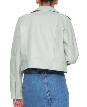 Black Tape Women's Long-Sleeve Quilted Moto Bomber Jacket 2 Black Tape Women's Long-Sleeve Quilted Moto Bomber Jacket - Image 2