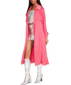 Steve Madden BB Dakota By Women's New Wave Belted Trench Coat -CeCe cloth-shop 23642027 fpx