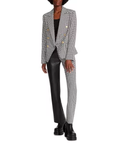 Steve Madden Women's Naomi Double-Breasted Notch-Collar Blazer -CeCe cloth-shop 23643744 fpx