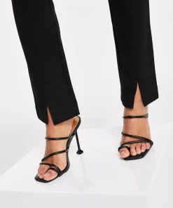 CeCe Women's Front-Slit Straight-Leg Pull-On Ponté Pants 8 CeCe Women's Front-Slit Straight-Leg Pull-On Ponté Pants -CeCe cloth-shop 23650256 fpx