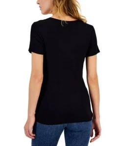 INC International Concepts Women's Embellished Ribbed Graphic Top, Created For Macy's -CeCe cloth-shop 23656945 fpx