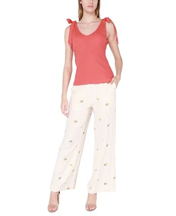 Black Tape Women's Elastic-Waist Wide-Leg Pull-On Pants 3 Black Tape Women's Elastic-Waist Wide-Leg Pull-On Pants - Image 3