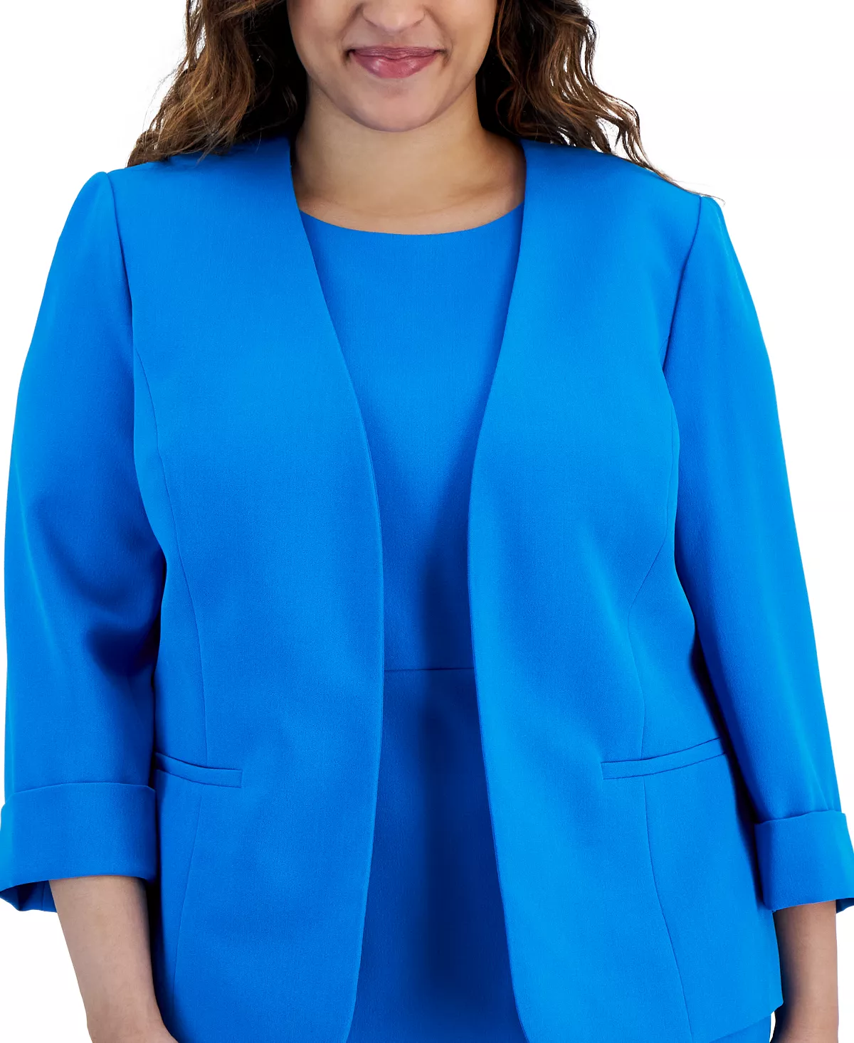 Kasper Plus Size Open Front Blazer 3 Kasper Plus Size Open Front Blazer - Image 3