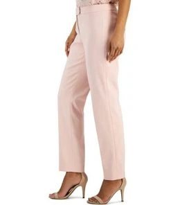 Anne Klein Women's Straight-Leg Asymmetrical-Close Bowie Pants -CeCe cloth-shop 23676807 fpx