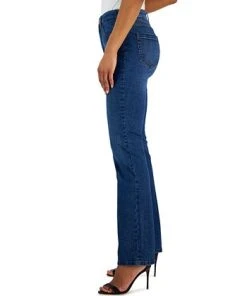 Anne Klein Women's High Rise Front-Fly Bootcut Jeans -CeCe cloth-shop 23676995 fpx