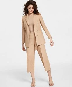 Bar III Women's Linen-Blend Tie-Waist Pants, Created For Macy's -CeCe cloth-shop 23706793 fpx 1