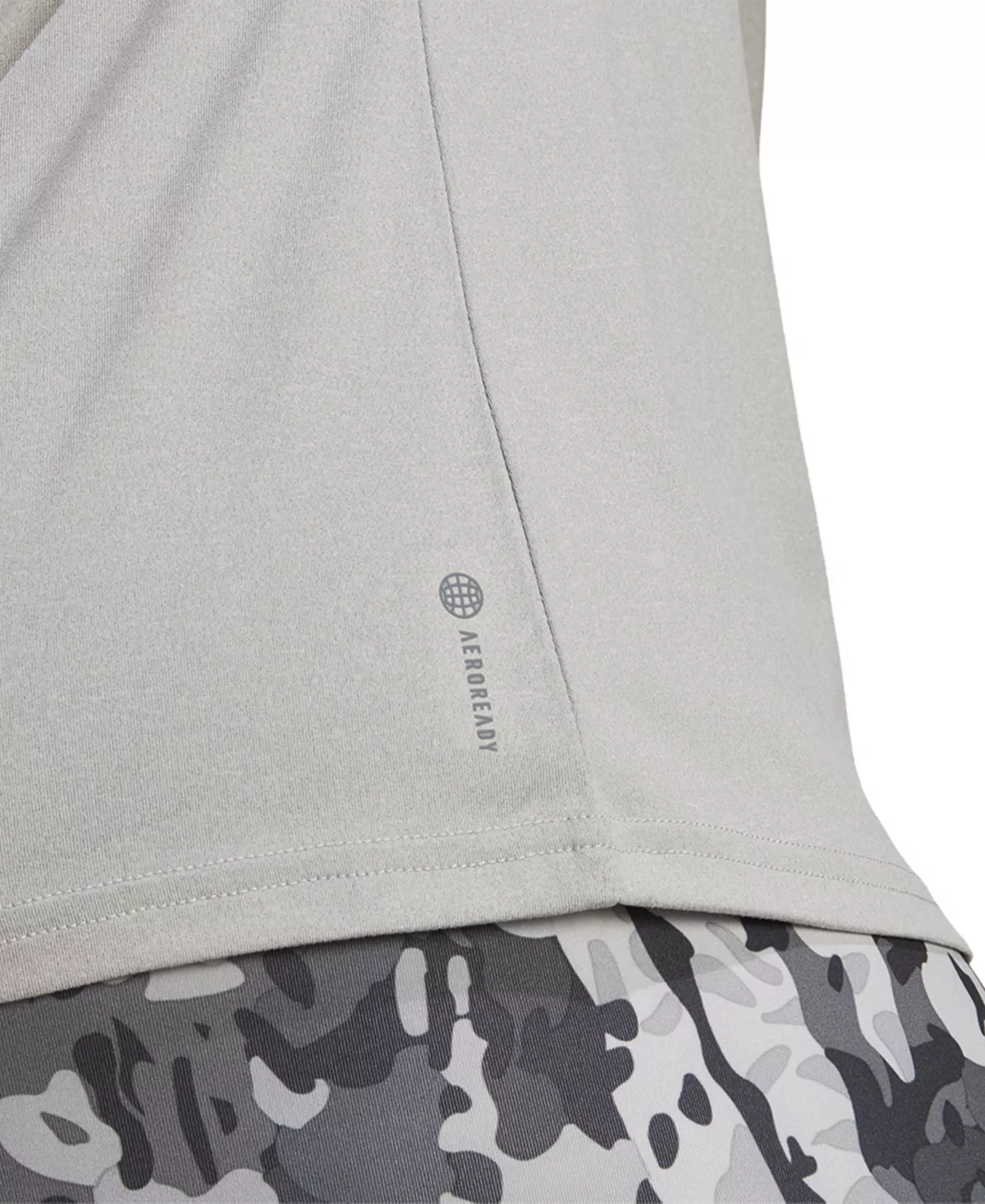 ADIDAS Plus Size Train Essentials V-Neck Short-Sleeve Tee 6 ADIDAS Plus Size Train Essentials V-Neck Short-Sleeve Tee - Image 6