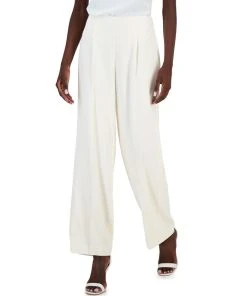 Anne Klein Women's Collection Side-Zip Hollywood Waist Pants