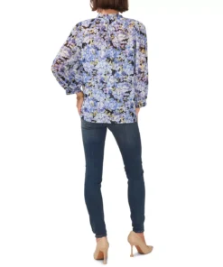 Vince Camuto Women's Raglan Sleeve Split-Neck Blouse -CeCe cloth-shop 23755968 fpx