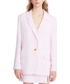Steve Madden Women's Kaira One-Button Boyfriend Blazer