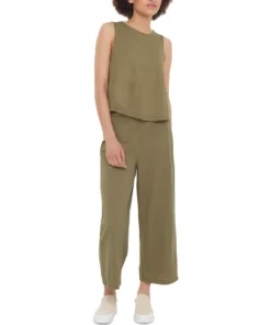 Black Tape Women's Round-Neck Back-Slit Tank Top 6 Black Tape Women's Round-Neck Back-Slit Tank Top -CeCe cloth-shop 23775598 fpx