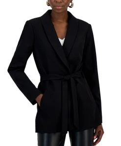 INC International Concepts Women's Tie-Waist Blazer, Created For Macy's