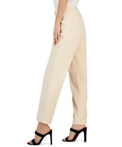 Anne Klein Women's Bowie Double-Weave Straight-Leg Pants -CeCe cloth-shop 23777369 fpx