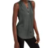 Alfani Women's Satin V-Neck Tank Top, Created For Macy's