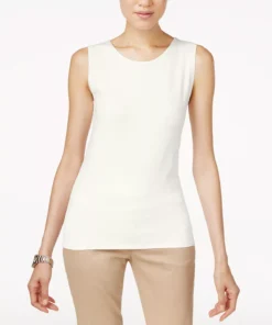 Alfani Women's Sleeveless Layering Tank Top, Created For Macy's -CeCe cloth-shop 3684098 fpx