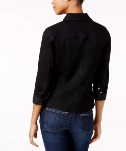 Charter Club Women's Denim Jacket, Created For Macy's -CeCe cloth-shop 3700161 fpx