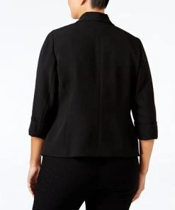 Kasper Plus Size Open-Front Soft Blazer -CeCe cloth-shop 3960370 fpx