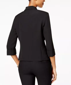 Kasper Open-Front Soft Blazer -CeCe cloth-shop 3962452 fpx