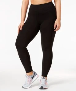 ID Ideology Plus Size Stretch Full-length Leggings, Created For Macy's