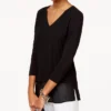 Michael Kors Women's Layered-Look Tunic Top, Regular & Petite Sizes