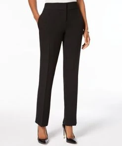 Kasper Women's Slim Straight-Leg Modern Trousers -CeCe cloth-shop 9020267 fpx 1