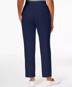 Karen Scott Port Drawstring Straight-Leg Pants, Created For Macy's -CeCe cloth-shop 9127992 fpx