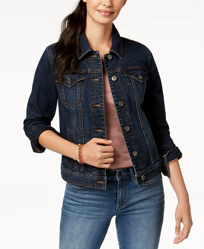 Style & Co Assic Denim Jacket, Created For Macy's 1 Style & Co Assic Denim Jacket, Created For Macy's