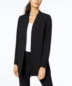 Kasper Open-Front Topper Jacket