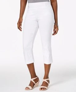 JM Collection Embellished Pull-On Capri Pants, Created For Macy's