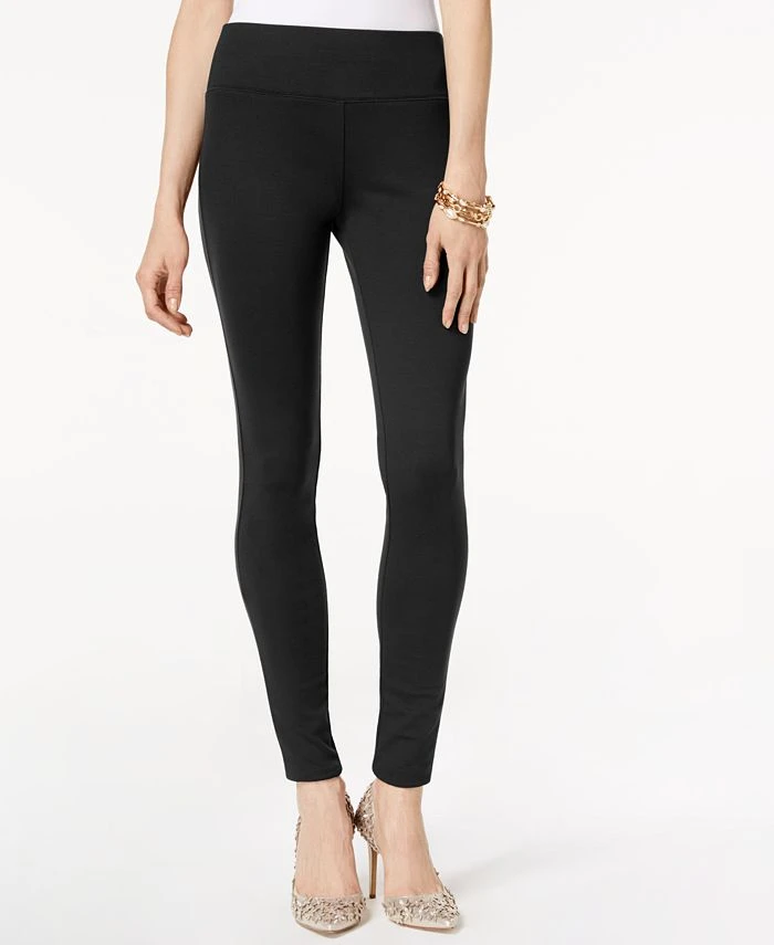 INC International Concepts Women's Pull-On Ponte Pants, Created For Macy's 1 INC International Concepts Women's Pull-On Ponte Pants, Created For Macy's