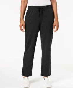 Karen Scott High-Rise Pull-On Knit Pants, Created For Macy's