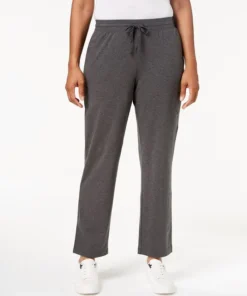 Karen Scott Port Drawstring Straight-Leg Pants, Created For Macy's