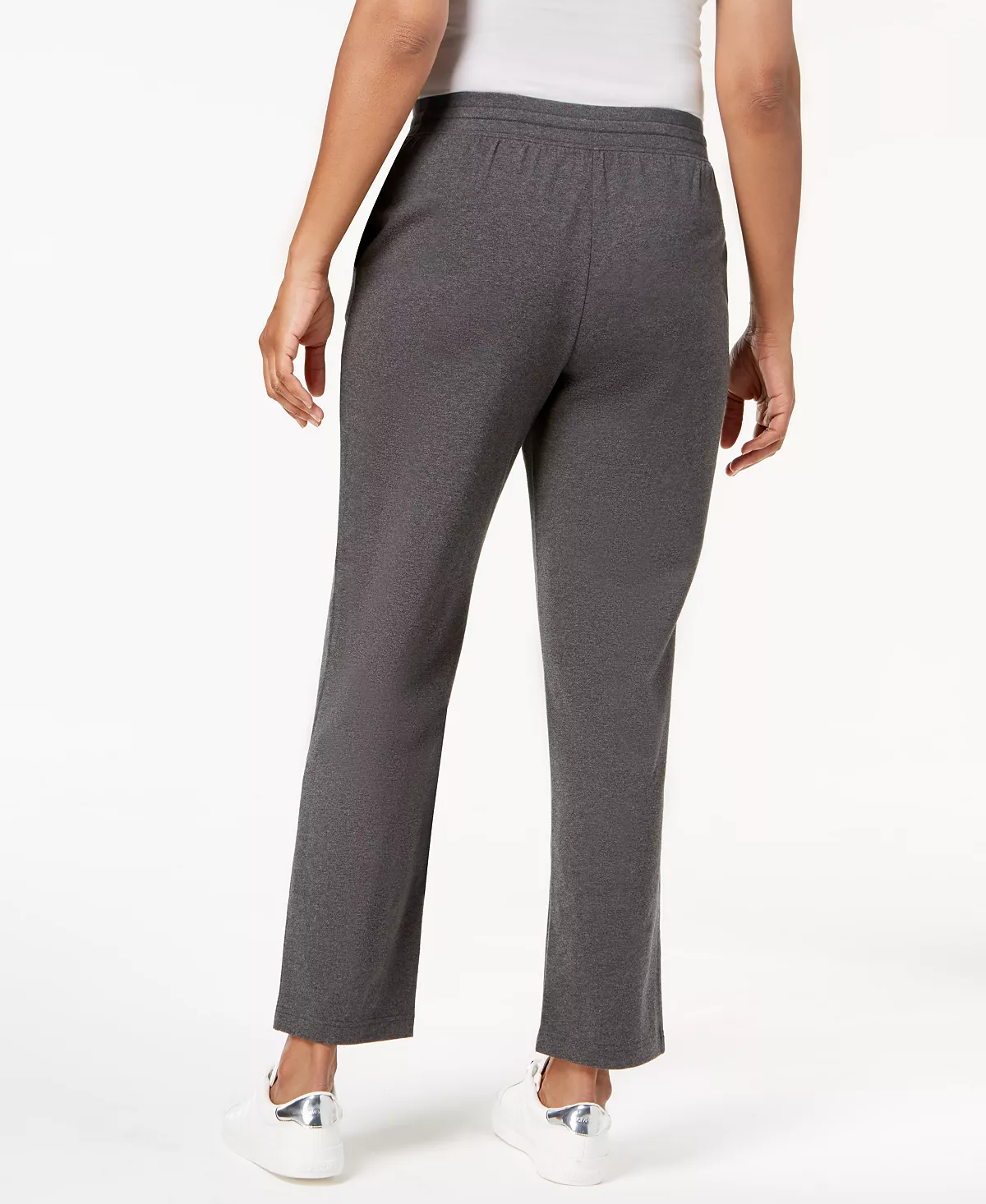 Karen Scott High-Rise Pull-On Knit Pants, Created For Macy's 2 Karen Scott High-Rise Pull-On Knit Pants, Created For Macy's - Image 2